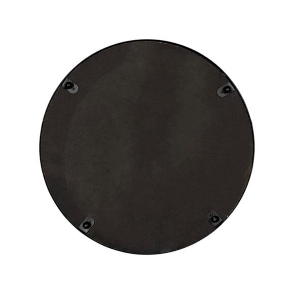 Home Decor Metal and Wood Round Tray | Wooden Coffee Table Tray Decor - Picture 5 of 7